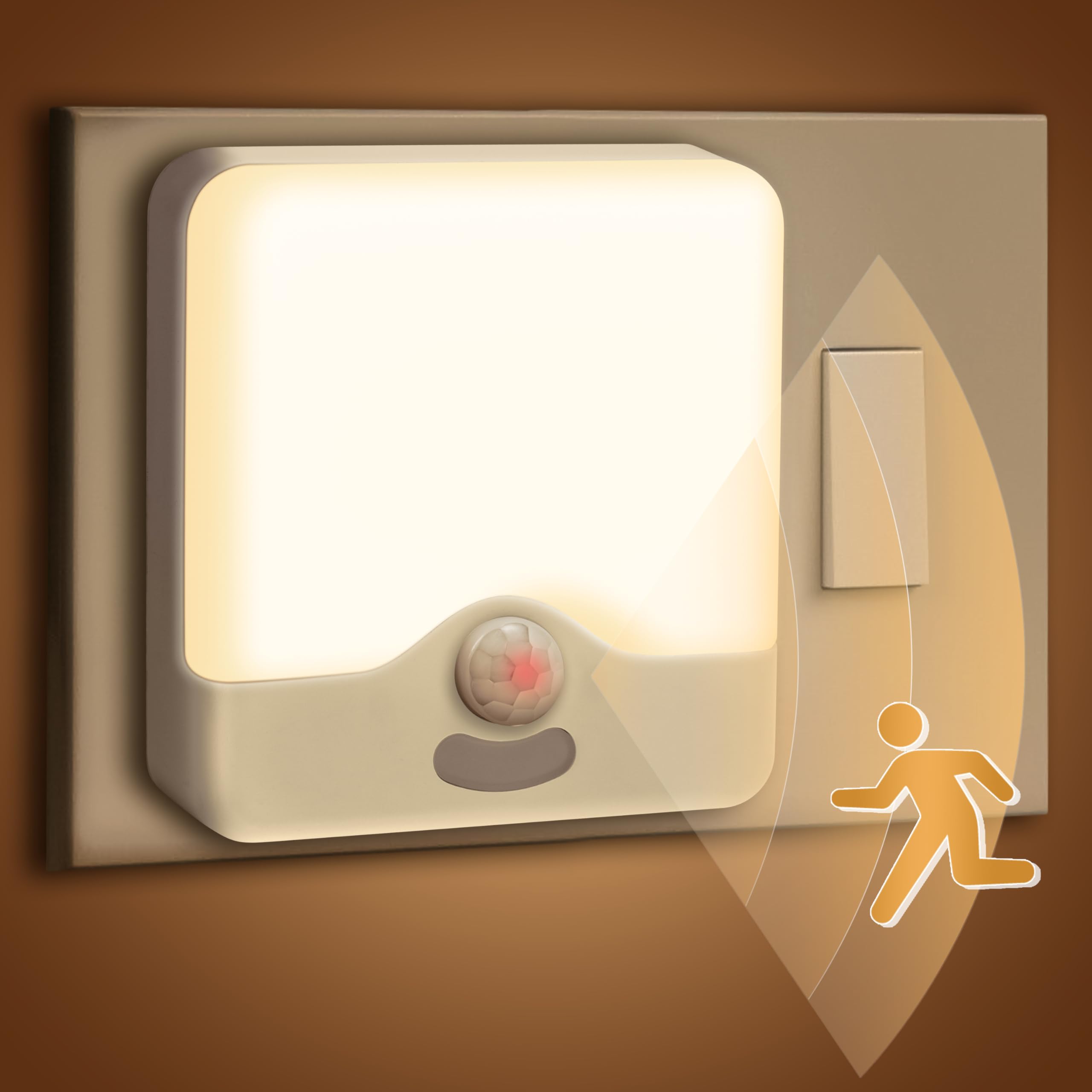 Wood Homing Motion Sensor Night Light