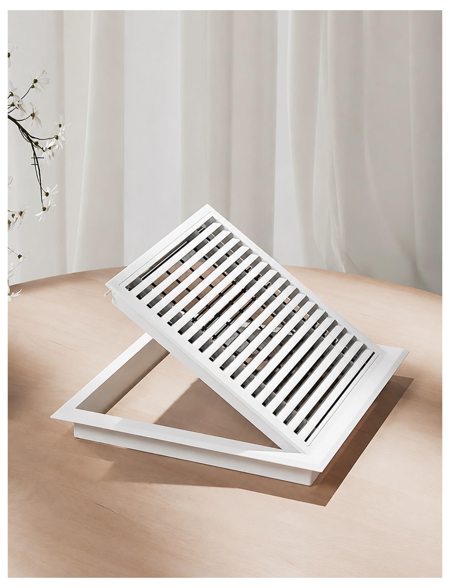 Cubierta de ventilación de retorno con bisagras for techo, rejilla de ventilación ABS comercial(600x600 mm)