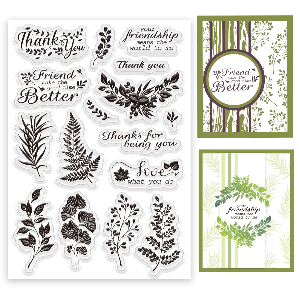 INFUNLY Tampons Transparents Avec Fleurs De Printemps Pour La