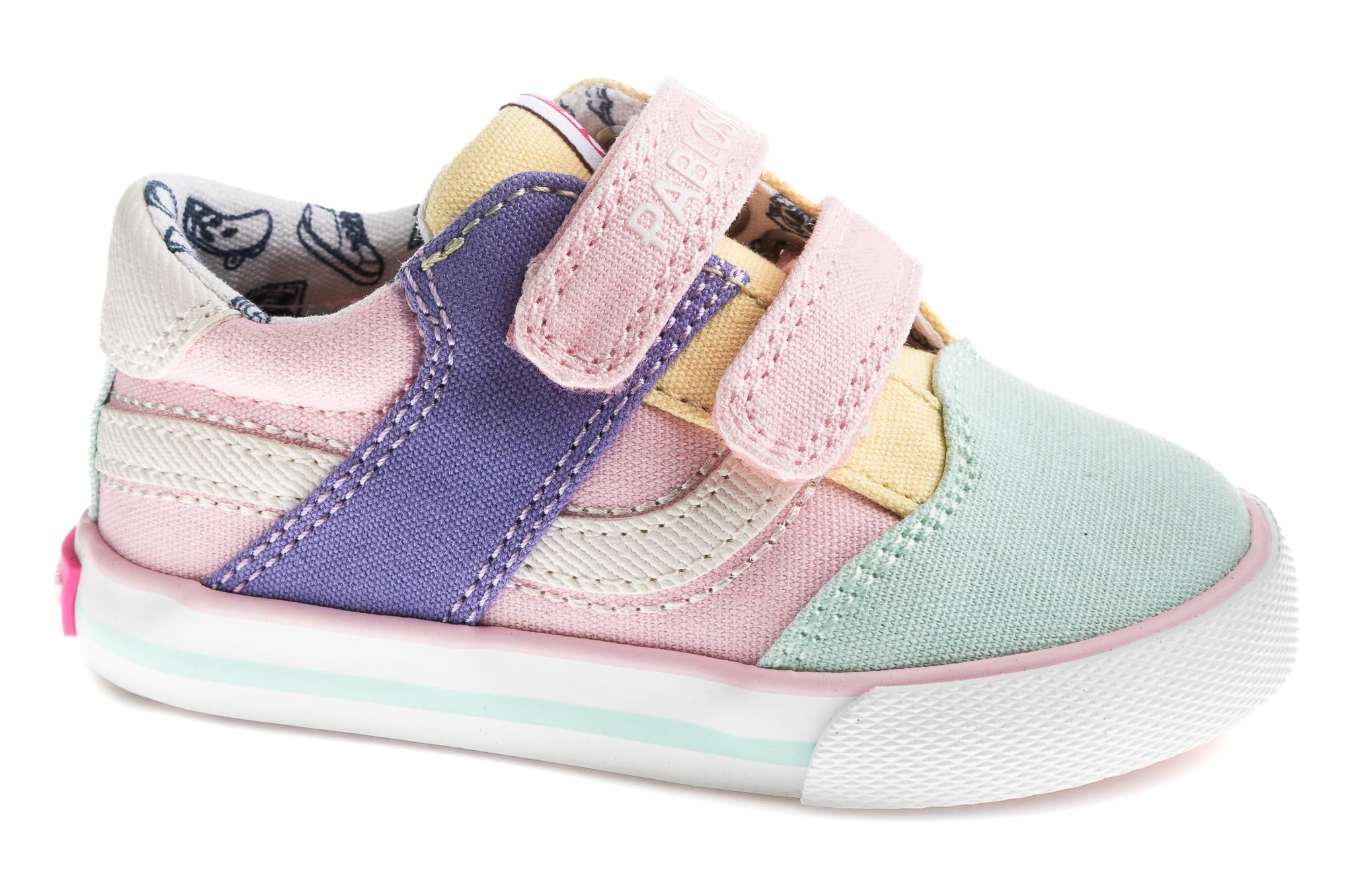 Pablosky Damen Rose Baby Mädchen Goma 984670 Sneaker, Rosa, 20 Eu Ancho