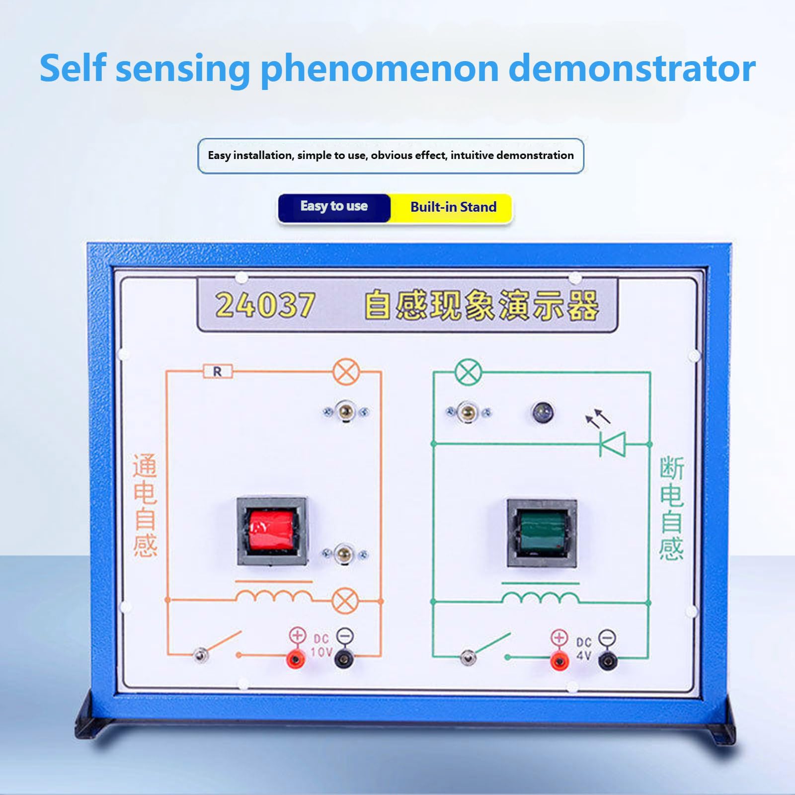Apparecchio da laboratorio fisica Dimostratore induzione elettromagnetica sicuro per studenti Attrezzatura per esperimenti fisica