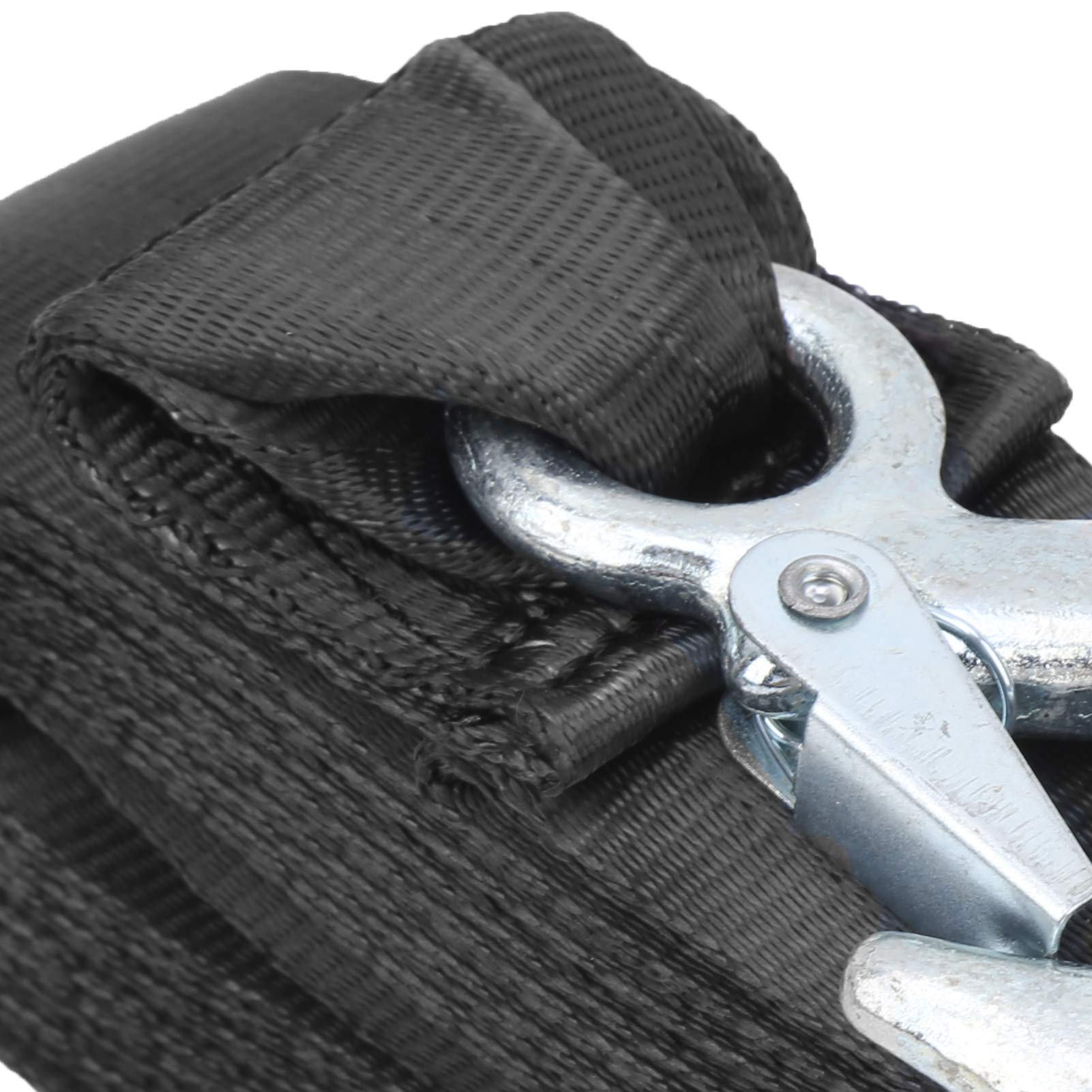 tomvorks High Strength Polyester Trailer Belt, Marine Winch Change Tape Heavy Hook Safety Belt with 6M Length Capstan Belt for, Marine Accessories