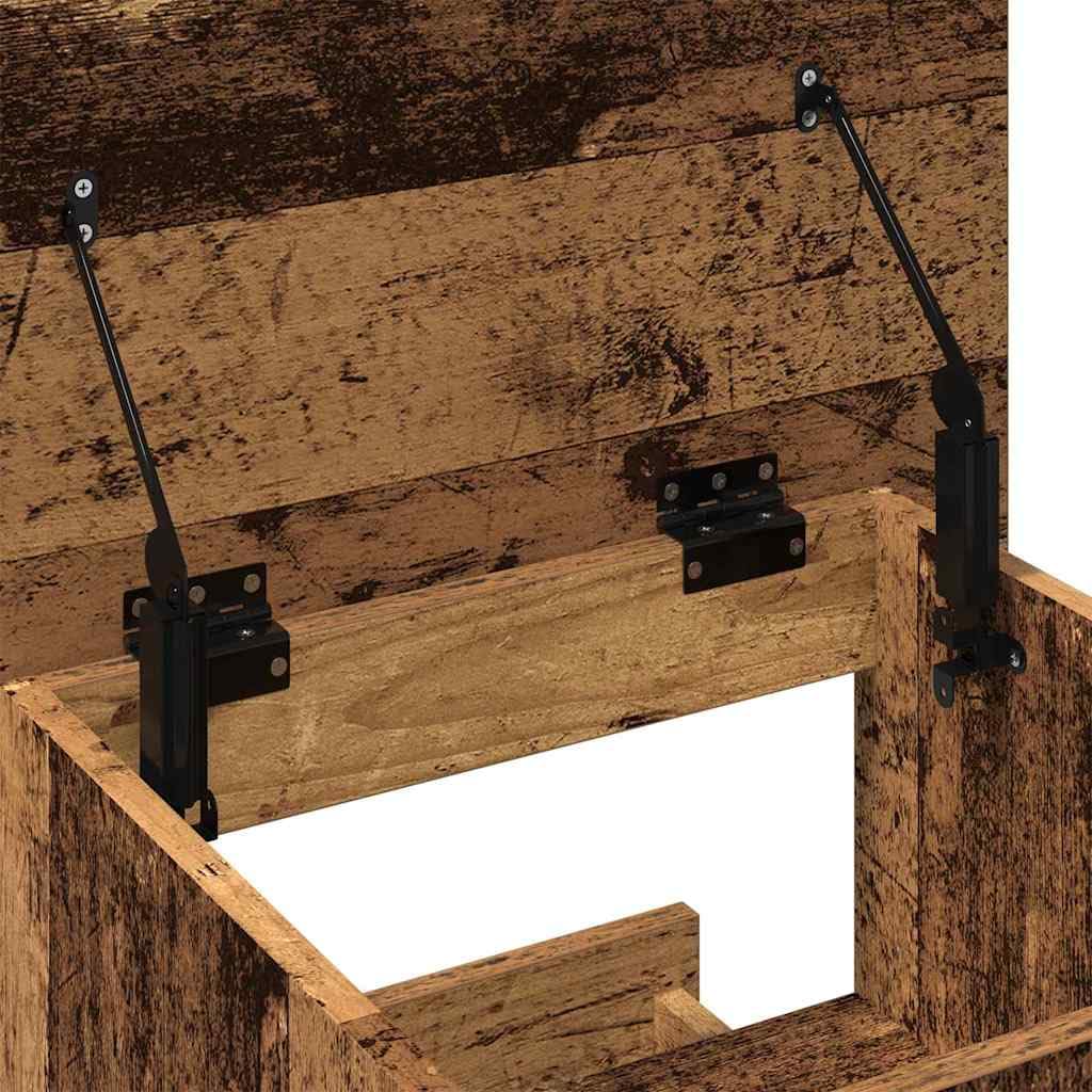 Rednerpult mit Rollen, Altholz Holzwerkstoff, Verstellbarer Stehpult für Zuhause, Computer, Arbeit, Büro, Schreibtisch, 100 kg