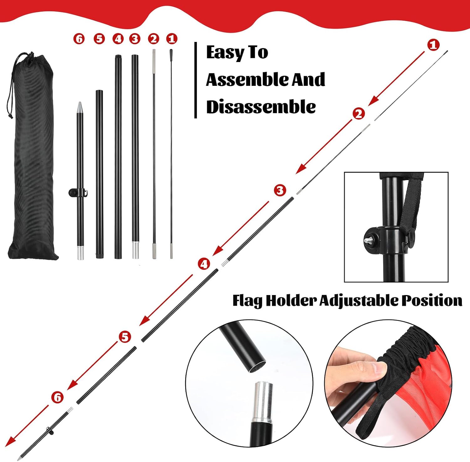 2 Sets Open House Feather Flag for Businesses Welcome House Swooper Banner Sign with Carbon Fiber Pole and Advanced Ground Stake Portable Bag Open Advertising Flag Banner for Business Outside
