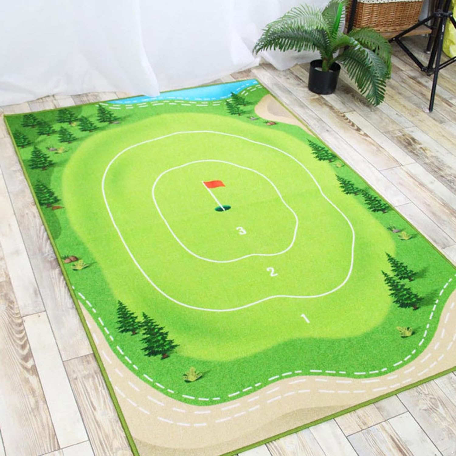 easyforever Indoor-Outdoor Putting Pad 48.03×72.05in, Golf Mat, Carpet, Green Trainer