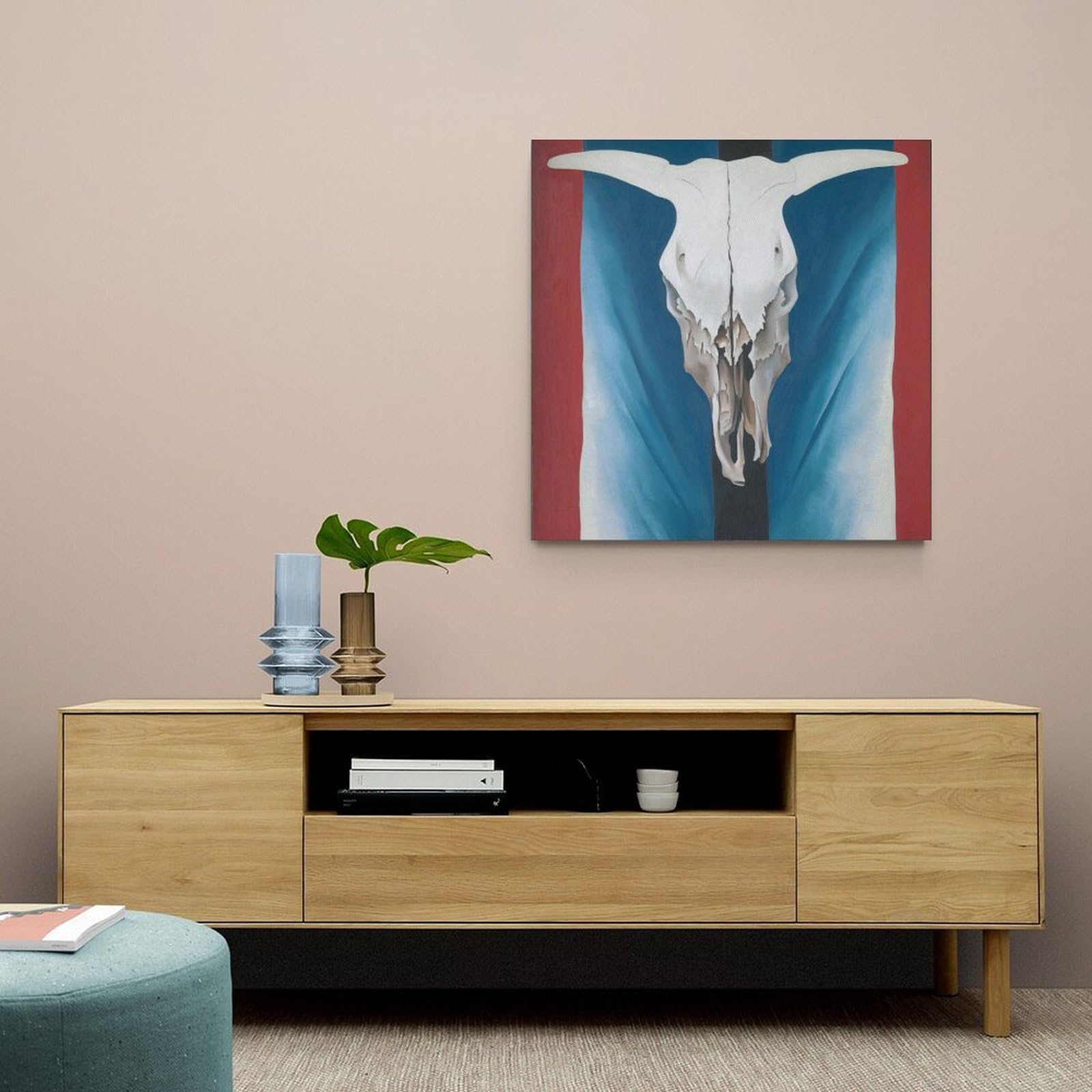 Amazon.co.jp: Georgia O'Keefe ジョージア・オキーフ アートワーク 牛