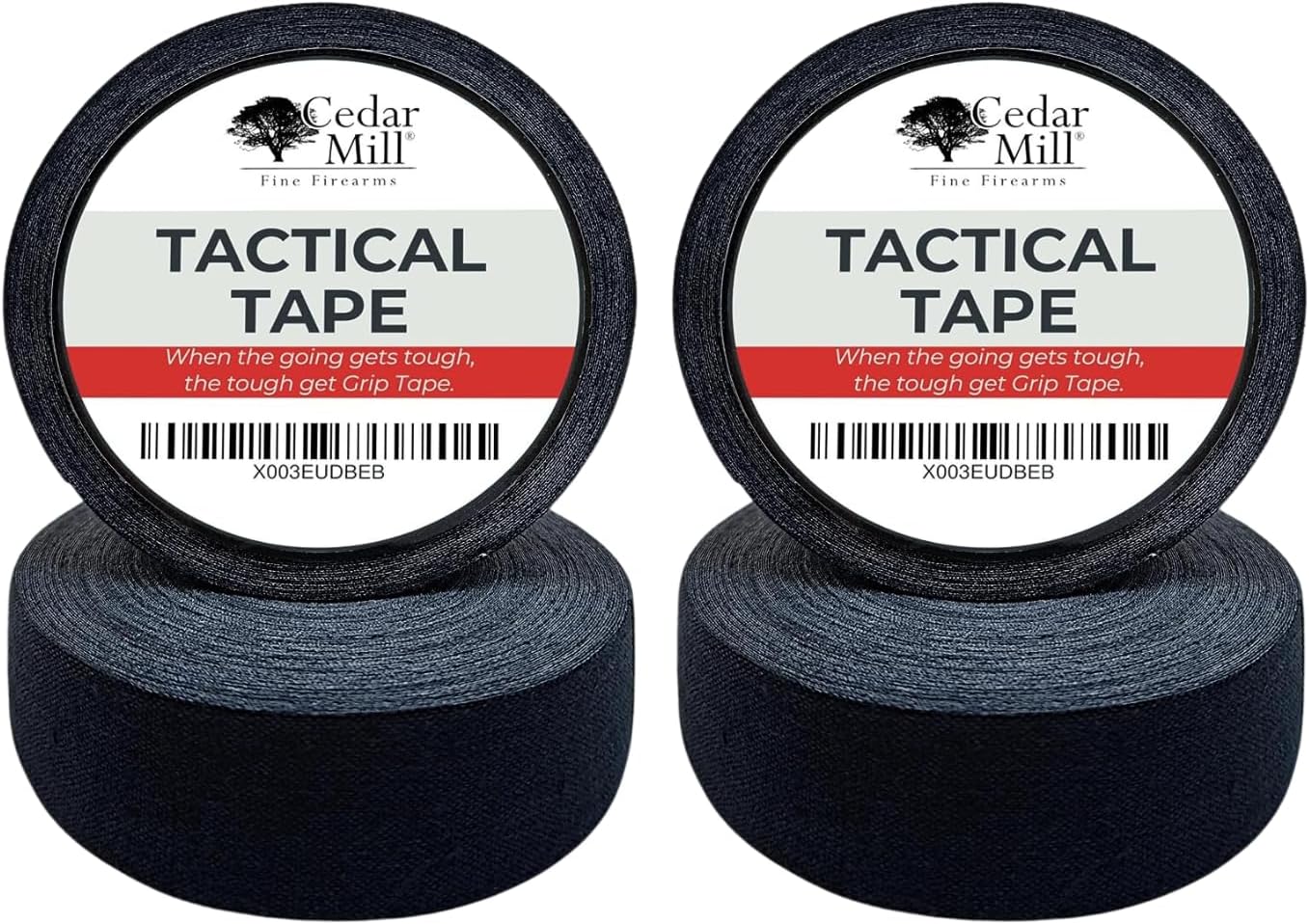 Cedar Mill Magazine Gun Tape - Water-Resistant Gun Grip Tape to Improve Handles & Protect from Scratches & Smudges - Non-Adhesive, Non-Reflective Tactical Tape for Guns, Rifles & Shotguns