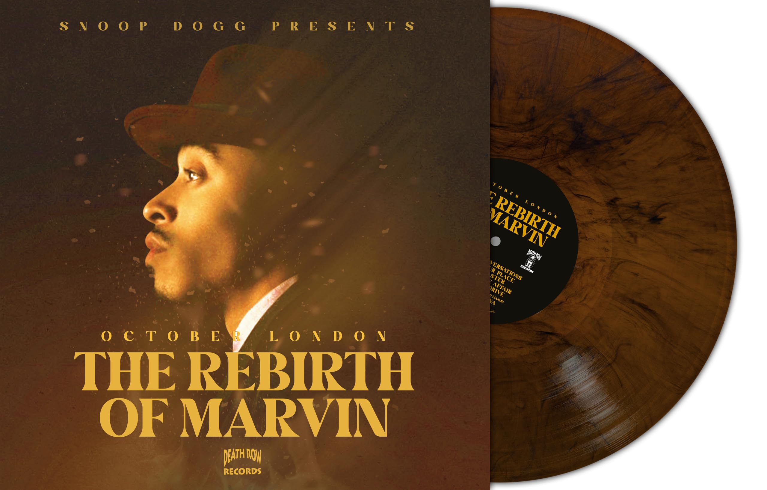 October London The Rebirth Of Marvin (brown Marble Vinyl) LP New 9010974030010