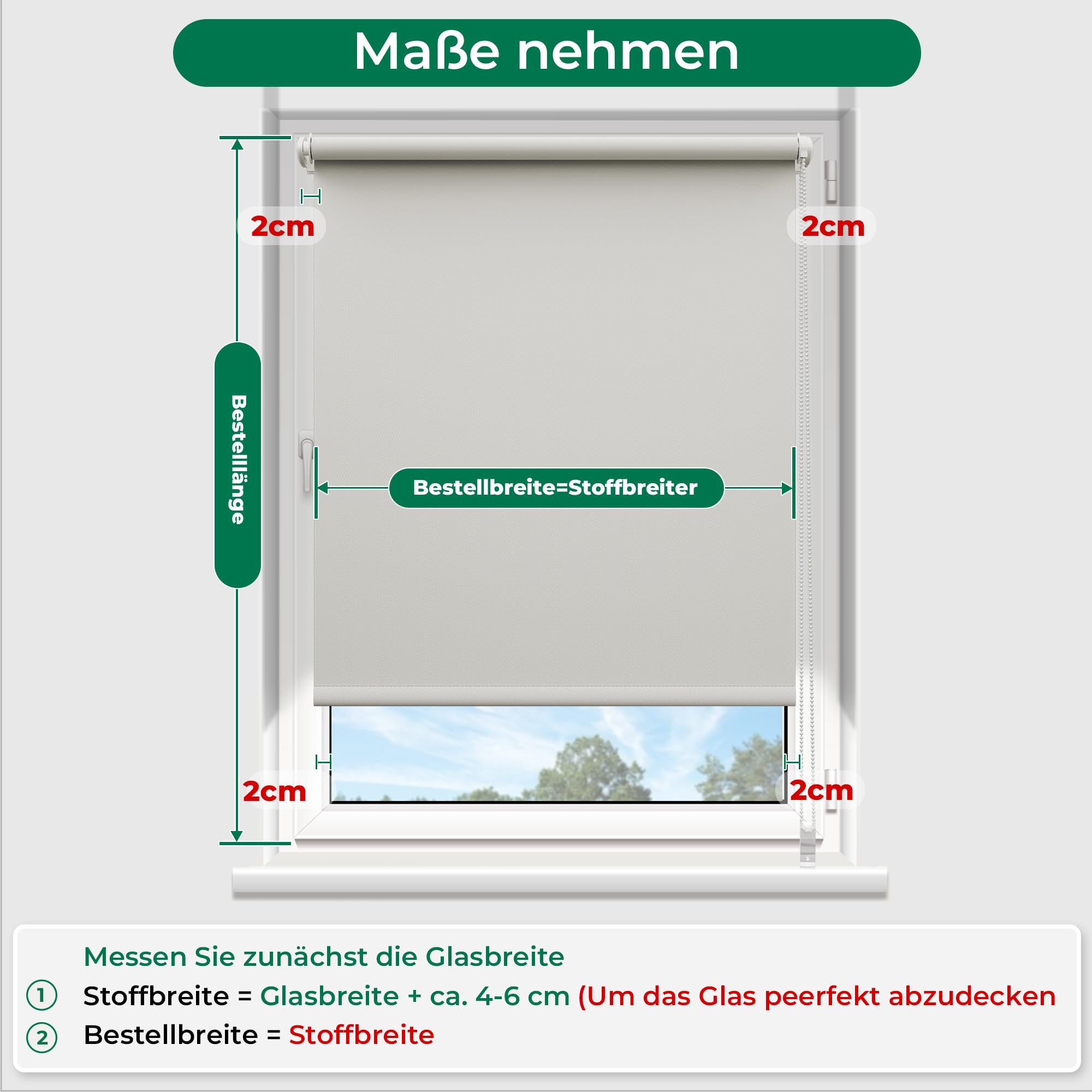 Allesin Verdunklungsrollo ohne Bohren, Hellgrau B115 x H200cm (Stoffbreite 115 cm), Thermorollo Klemmrollo, 100% Verdunkelung, Wärmeschutz, UV-Schutz, Sichtschutz für Fenster und Balkontür