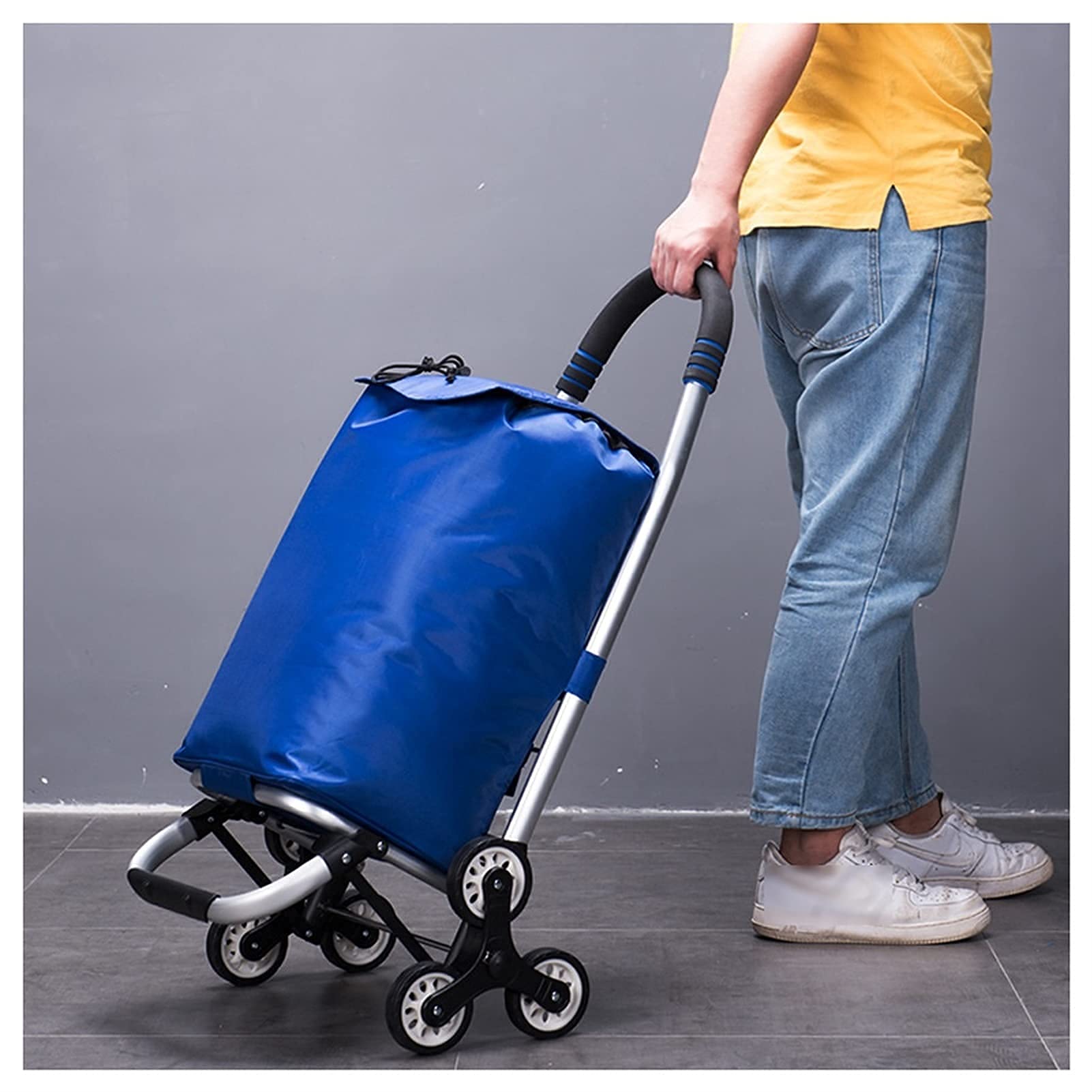 Winkelwagen Boodschappentrolley Winkelwagen Opvouwbare Boodschappentrolleys Opvouwbare Gereedschapswagen Met Klimtrapwielen En Elastisch Touw Winkeltrolleys Boodschappenwagen Winkelwagentje(D Winkelwagen Boodschappentrolley Winkelwagen Opvouwbare Boodschappentrolleys Opvouwbare Gereedschapswagen Met Klimtrapwielen En Elastisch Touw Winkeltrolleys Boodschappenwagen Winkelwagentje(D