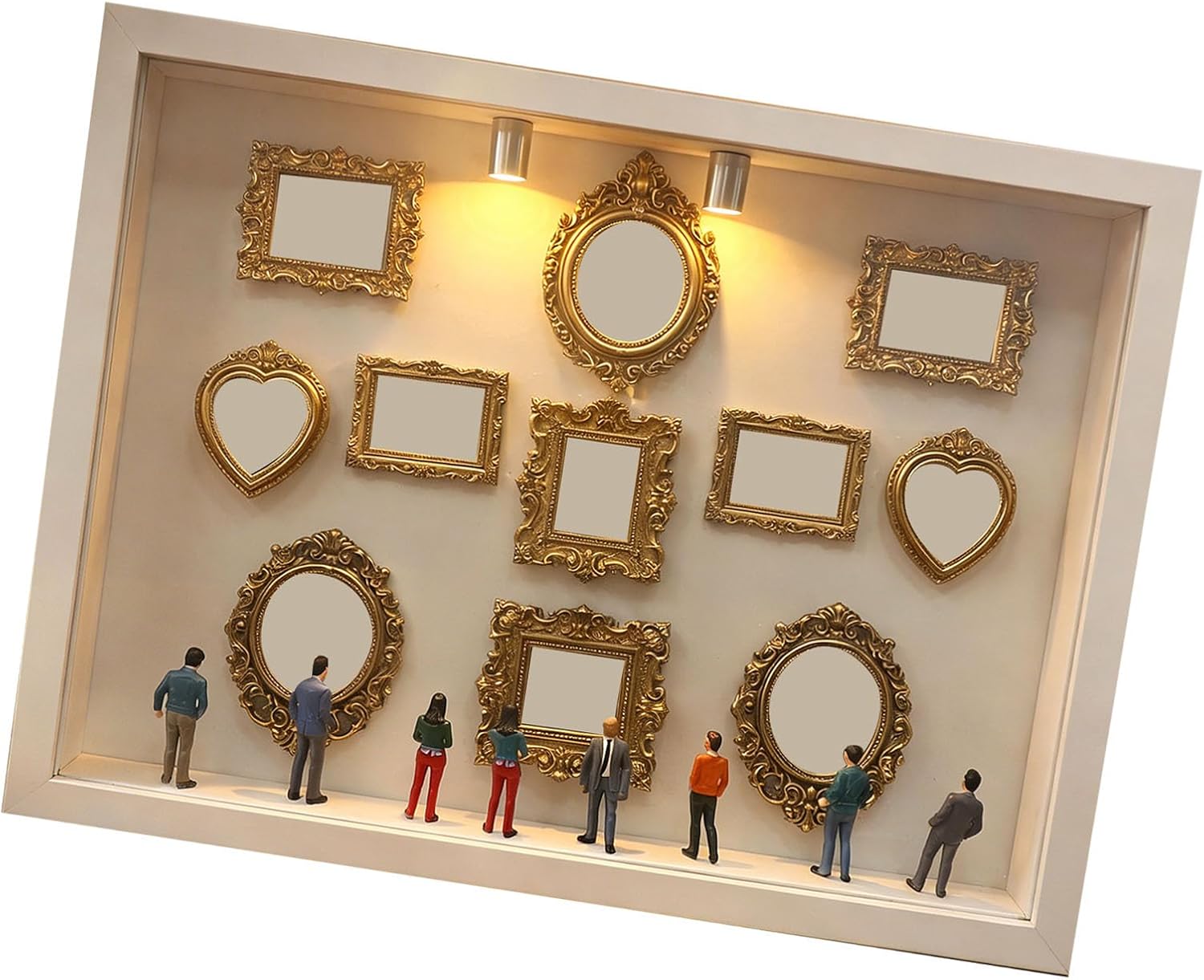 Shadows Box Frame Diys Minis Museums Silhouetted Minis Museums Silhouetted Shadows Frame Set Personalize Photo Family Memory Display Case Valentine
