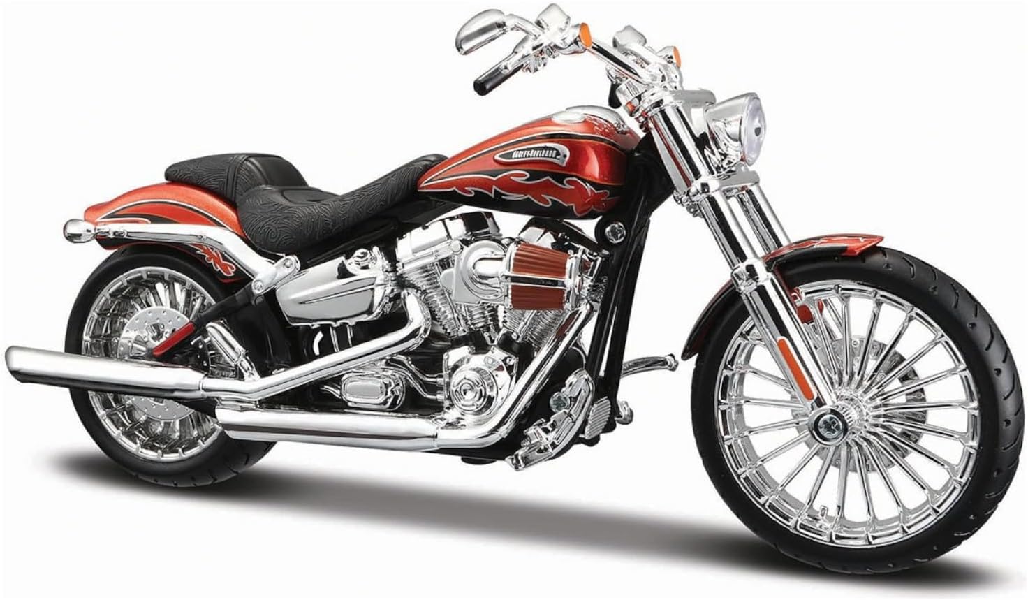 Maisto 32327 1/12 Harley Davidson 2014 CVO Breakout Orange / Mini Car Diecast Car Motorcycle Finished Product
