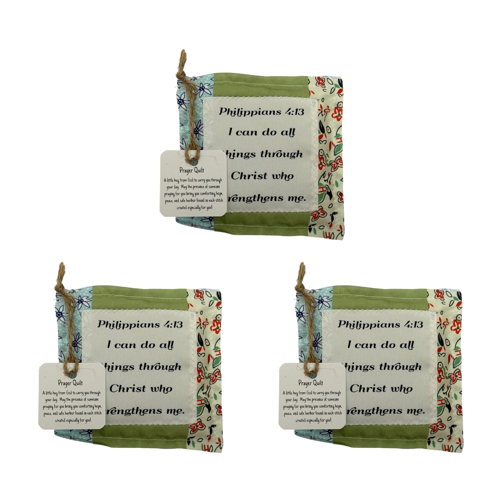 hogtnd Durable Fabric Prayer Bags with Uplifting Messages for Home, Worship, and Religious Bags to Promote Inner Peace