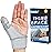 Trigger Thumb Splint - Thumb Spica Support Brace Stabilizer for Pain, Sprains, Arthritis, Tendonitis (Right Hand or Left Hand) (Grey)