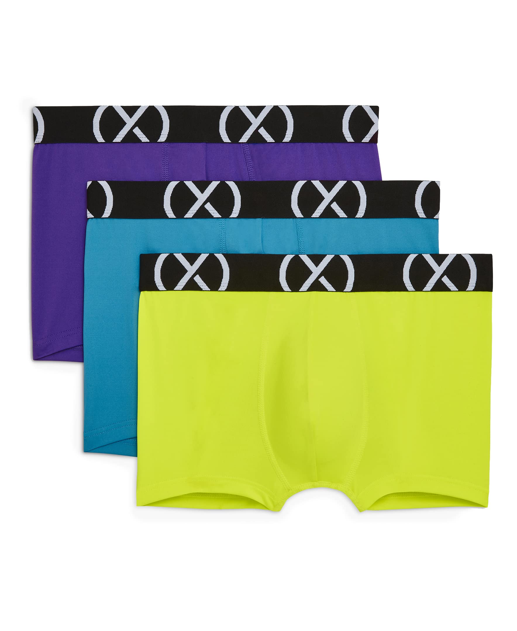 2(X)ISTMicro Sport Mens Underwear No Show Trunks 3 Pack