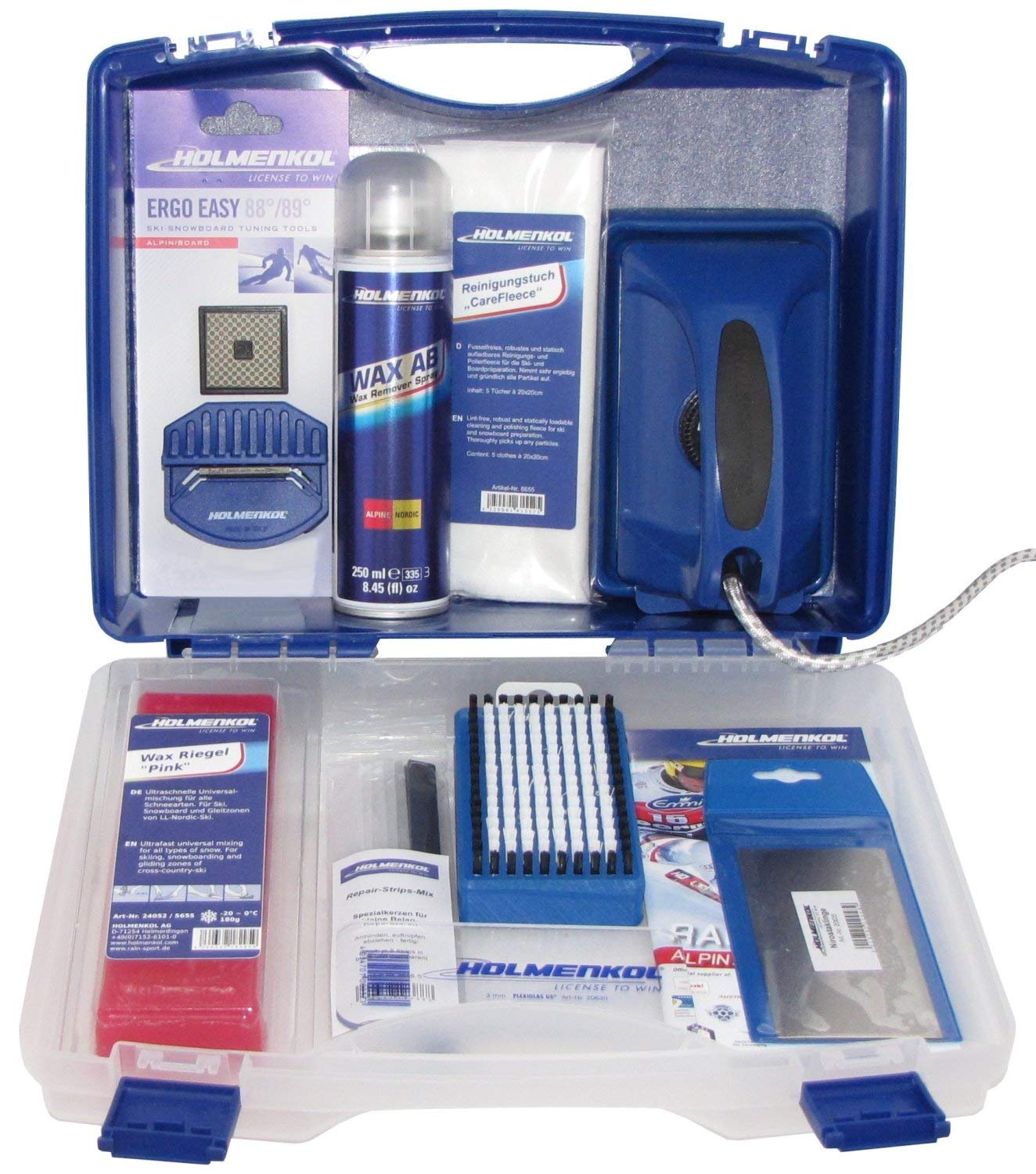 Holmenkol Skiservice-Box Easy - 12-teilig