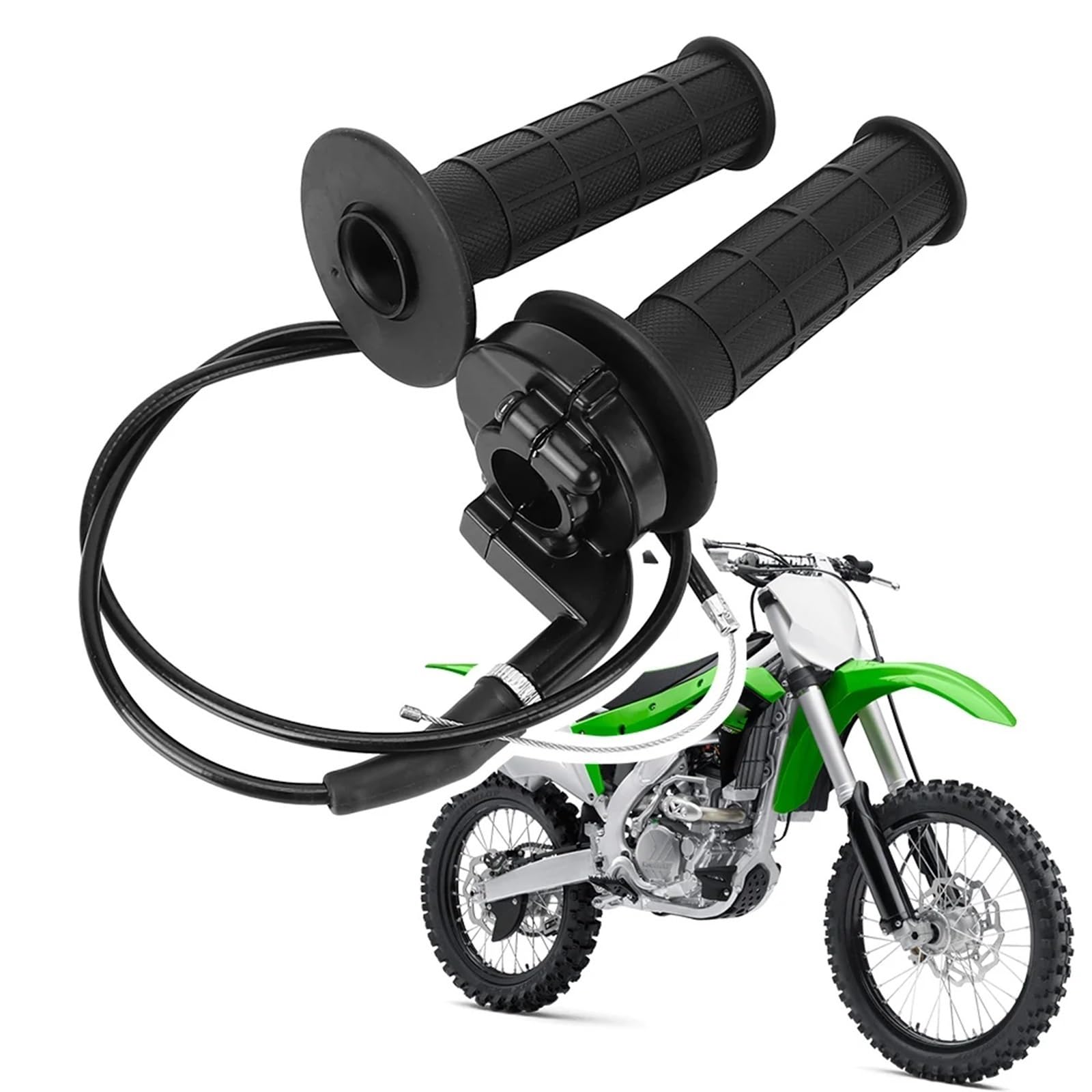 Uchwyty motocyklowe Zestaw uchwytów i linek do kierownicy 1 para 7/8" 22 mm Uchwyt motocyklowy, przepustnica do motocykla terenowego