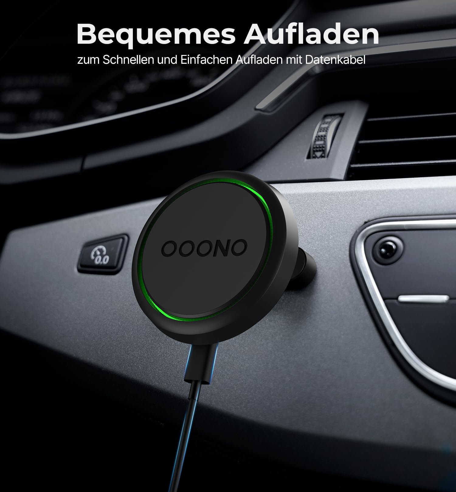 Halterung passend für Ooono No2 Co-Driver Sonnenblenden Halter - Auto Blitzerwarner Befestigung
