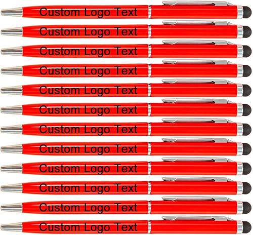 Miniatura 15 de Bolígrafos personalizados con nombre, icono, logotipo, texto, bolígrafo personalizado con lápiz capacitivo para iglesia de negocios, 100