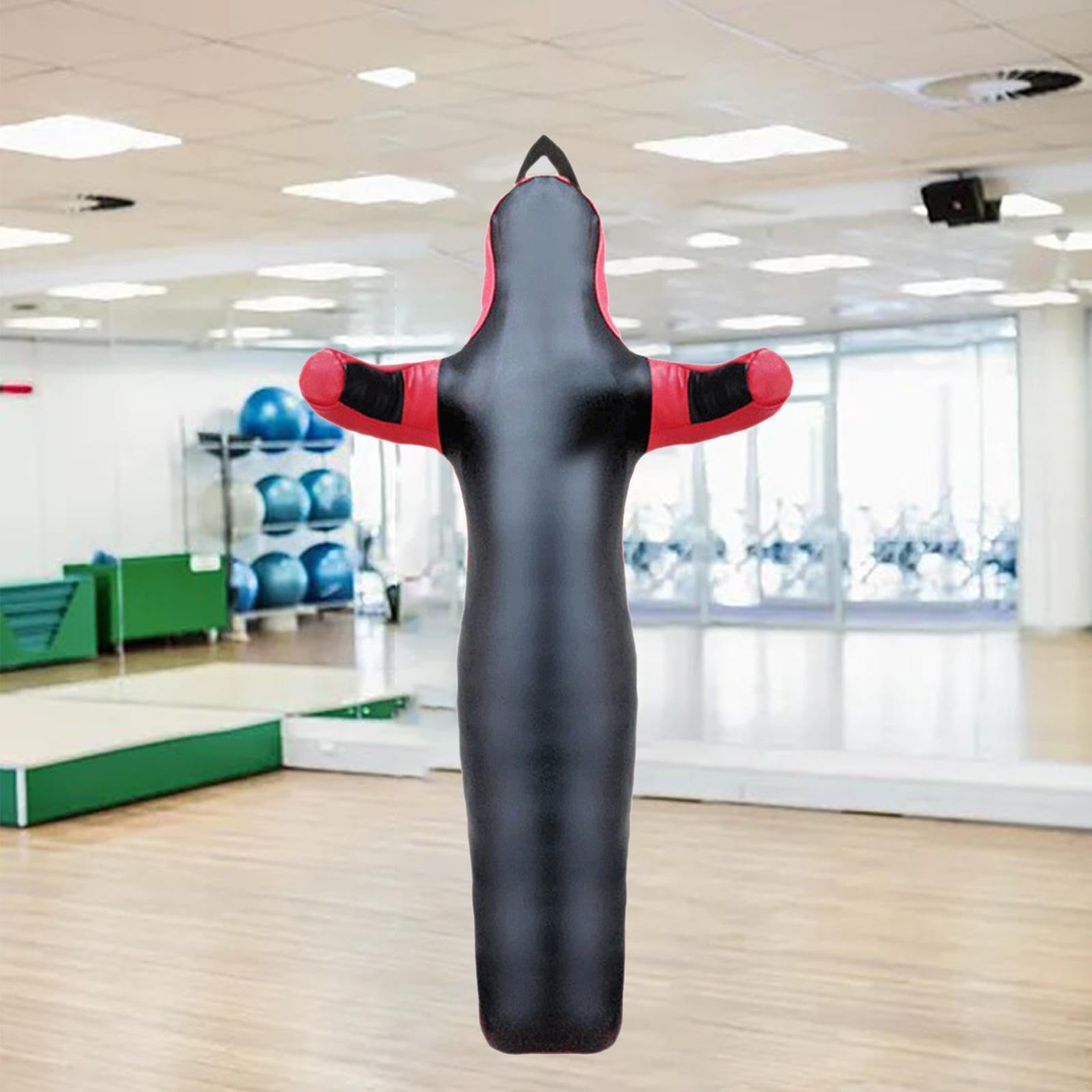 rockible Mma Grappling Punching Dummy Bag Practice Dummy Vuoto Non Riempito Appeso Lancio Kick Boxing Dummy Mma Wrestling Punch Bag