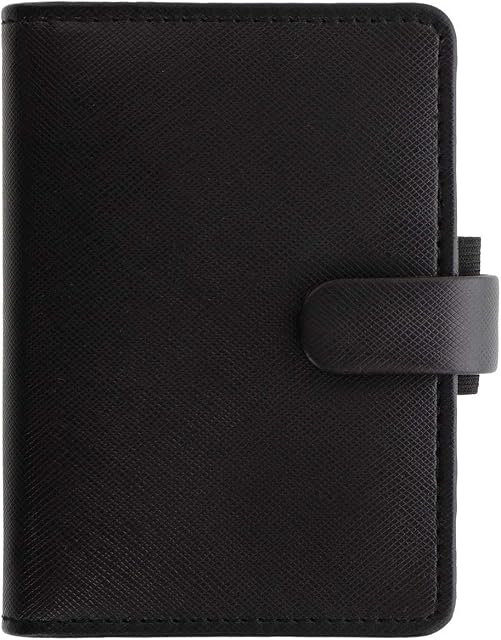 Filofax Mini Saffiano Black Organise