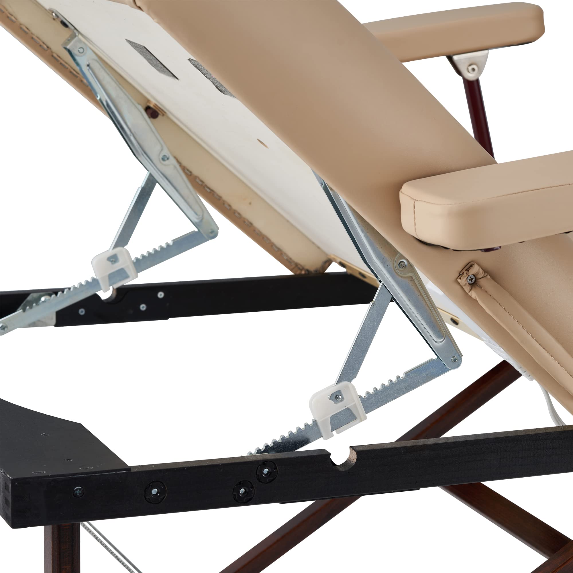 Master Massage Del Ray Salon Therma Top - Lettino pieghevole per massaggi e cosmetici, riscaldabile, schienale regolabile con cuscino musicale, altoparlante Bluetooth