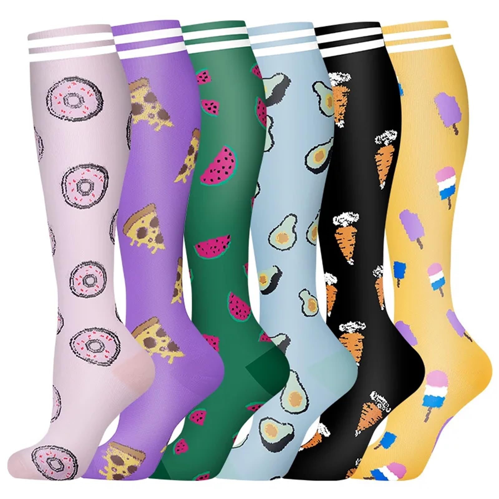 Calze Compressione Calzini A Compressione For Leggings Da Corsa, Da Calcio, Unisex, For Adulti, Edition Network, Calzini Da Infermiere Rossi A Pressione, Da Uomo