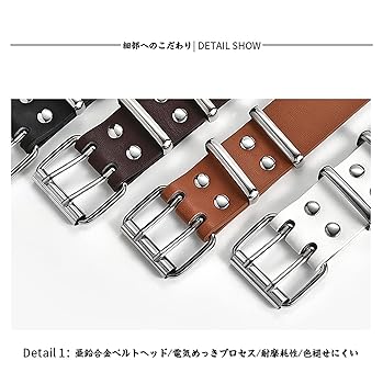 d.i.a.スタッズ装飾 ダブル巻き牛革ベルト 楽天市場】スタッズベルト メンズ レザーベルト 本皮 牛皮