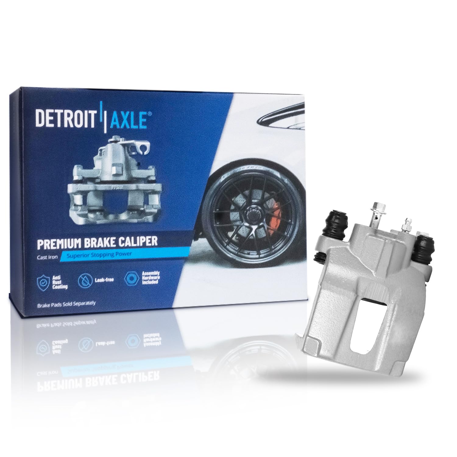Detroit Axle - Rear Left Disc Brake Caliper for 2005-2015 Nissan Armada