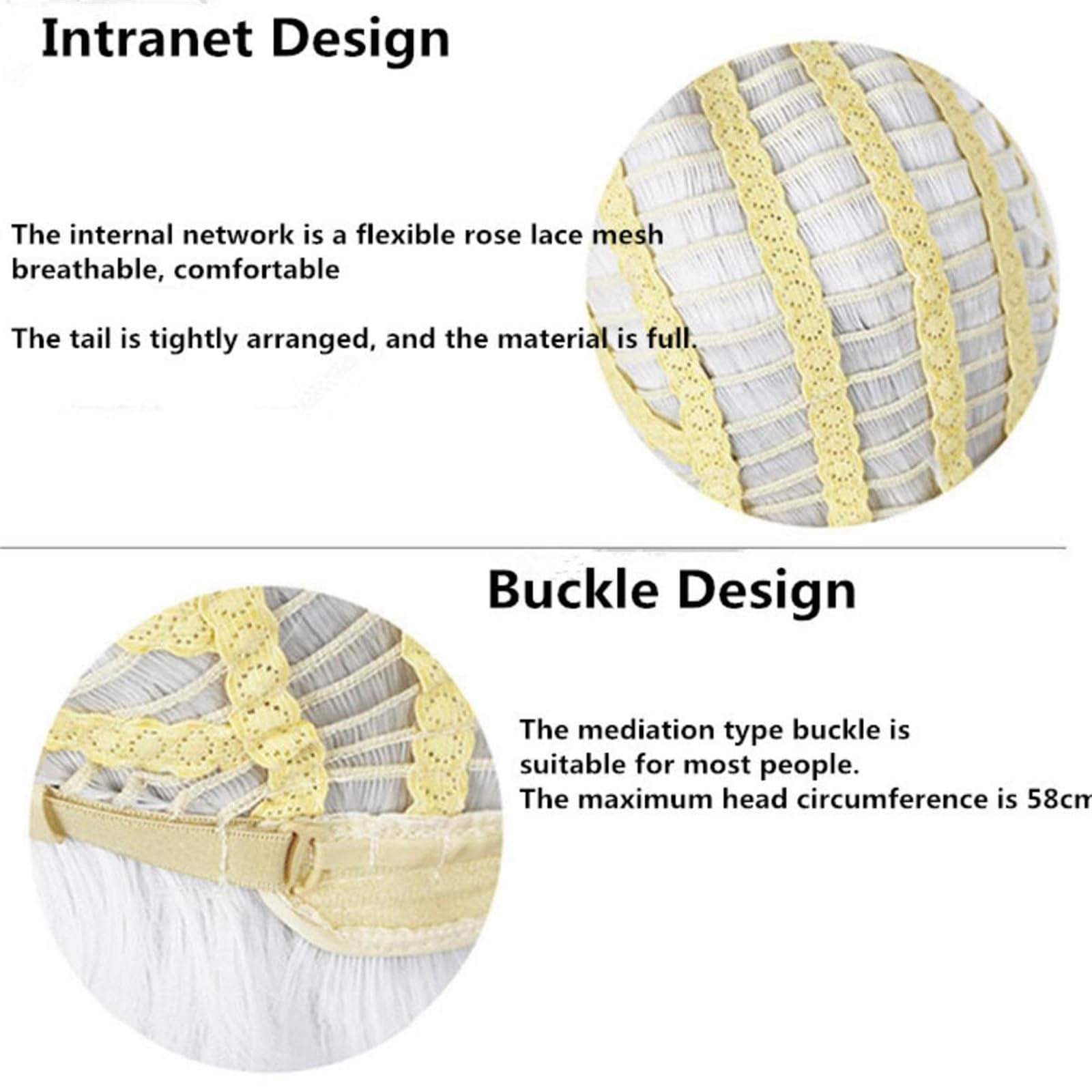 Jackcsale 31"/80cm Light Purple Long Wavy Curly Hair Wig with Bangs for Women Long Natural Synthetic Heat Resistant Wig Halloween Cosplay Daily Party Wigs Product Image 3