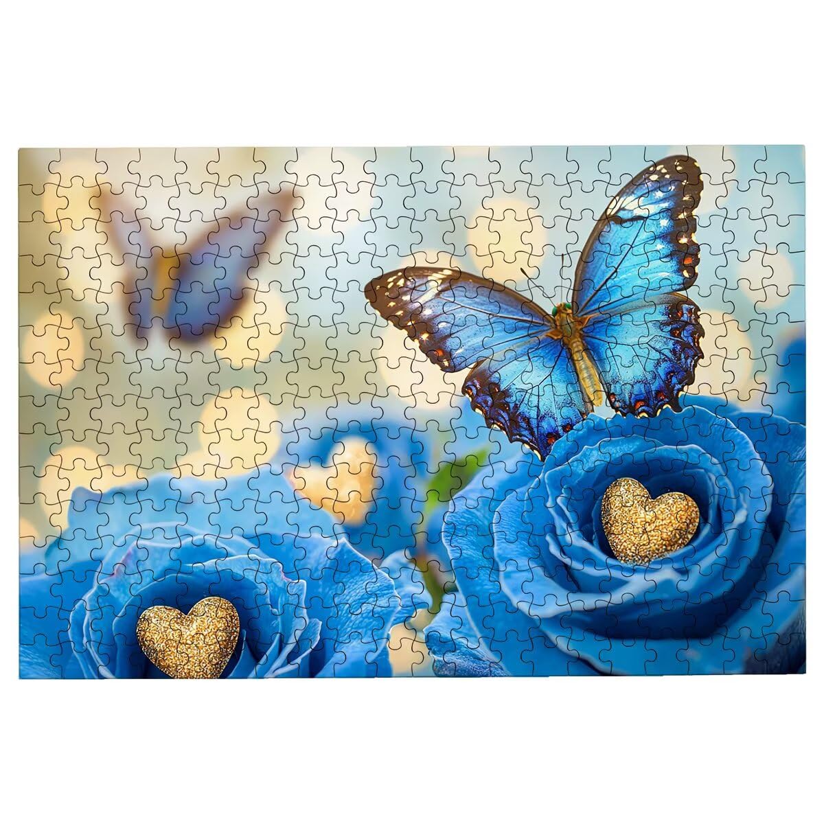 Puzzle 5000 sztuk motyl, różowe drewniane puzzle, klasyczne wyzwanie puzzle dla całej rodziny, zabawki puzzle litery na plecach, oryginalne prezenty dla mężczyzn Decor -2097