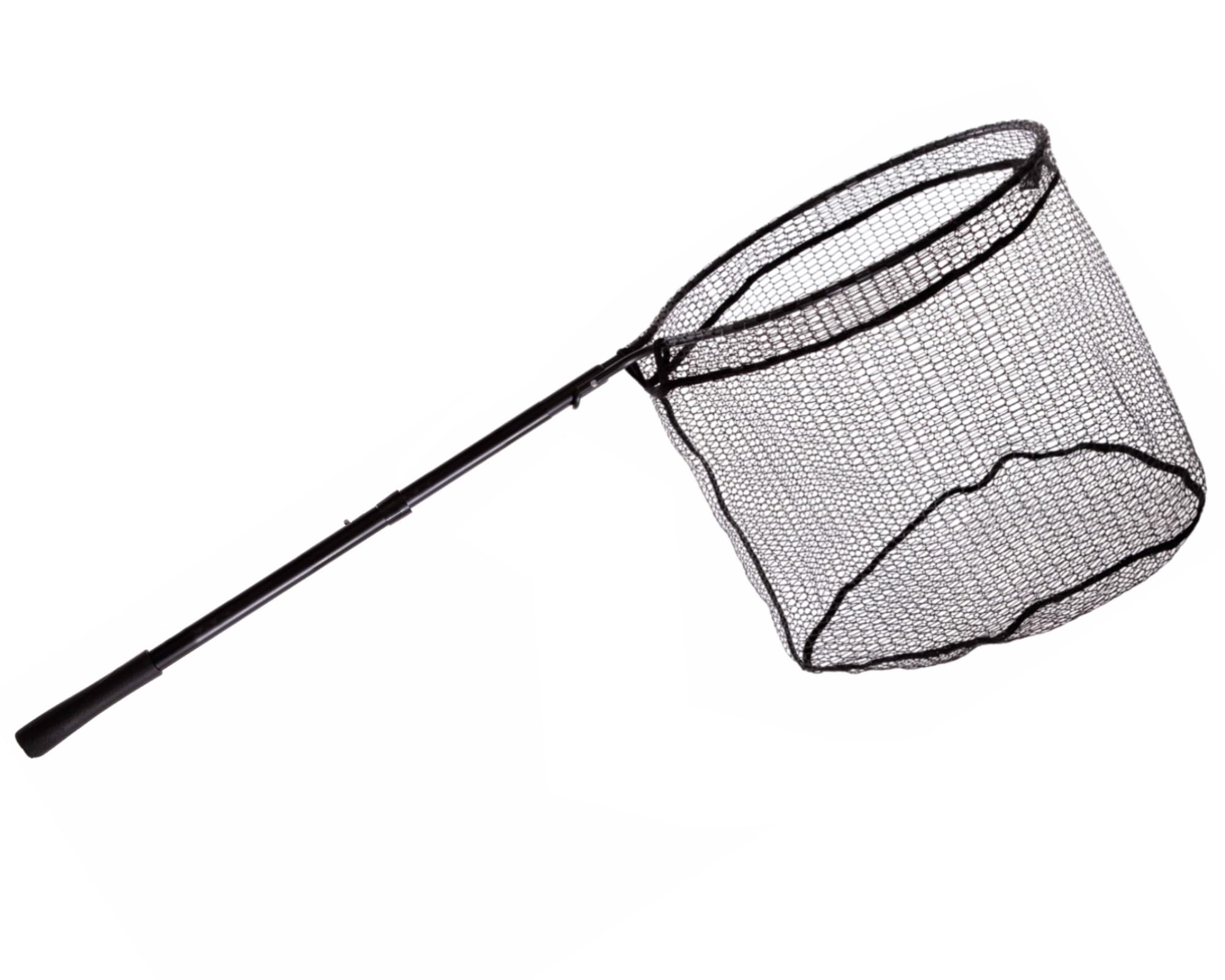 Wild Devil Baits Automatic Landing Net Einhand Spinn Kescher Raubfischkescher Faltbar Gummiert