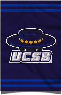 Desert Cactus University of California Santa Barbara Poster UCSB Gauchos 11 x 17 Inch Room Office Décor Decoration Official Fan Gear (11x17,Version 3)