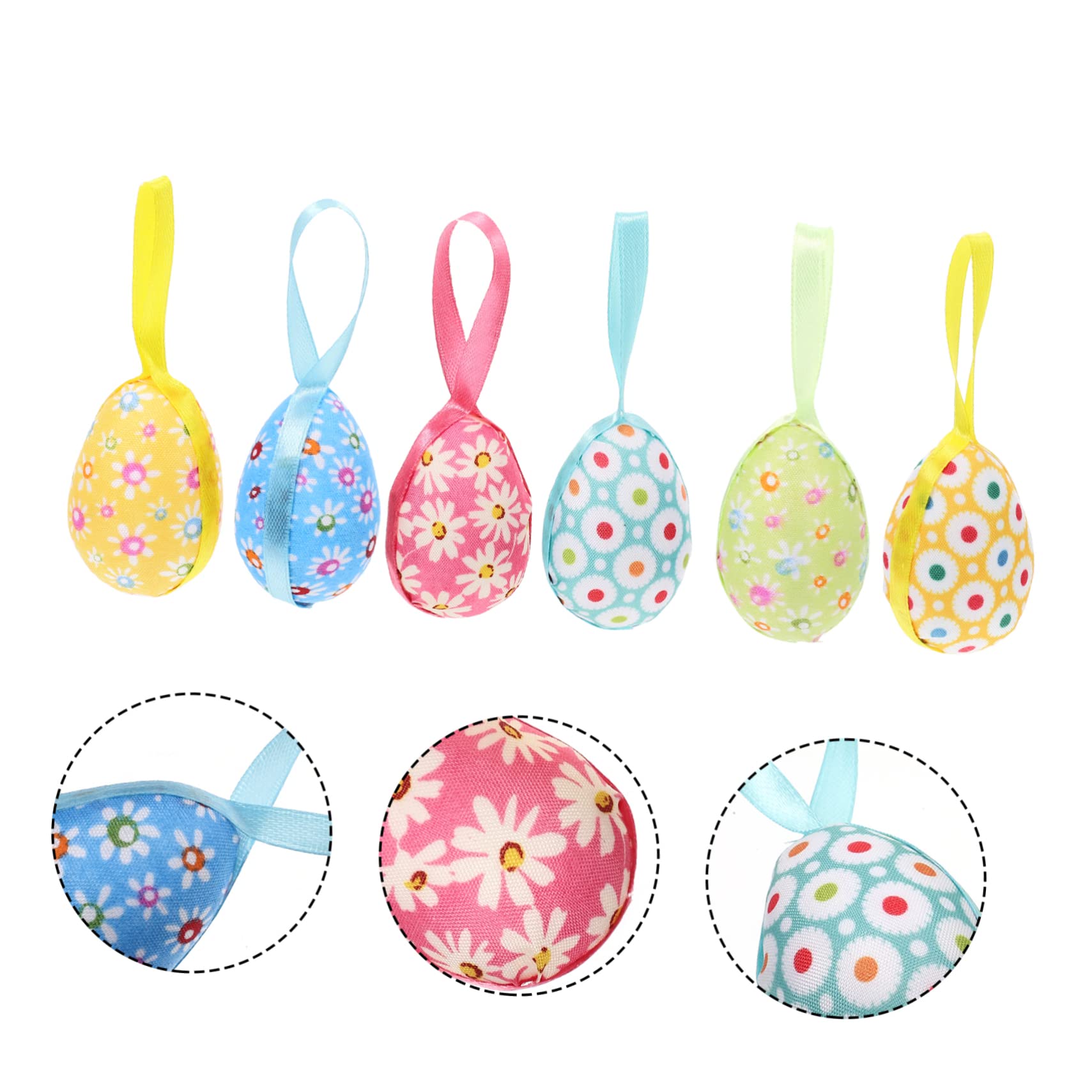 AOKWAWALIY Juego De Decoraciones De Pascua 12 Piezas Huevos De Pascua Reutilizables Kit De Manualidades para Proyectos Infantiles