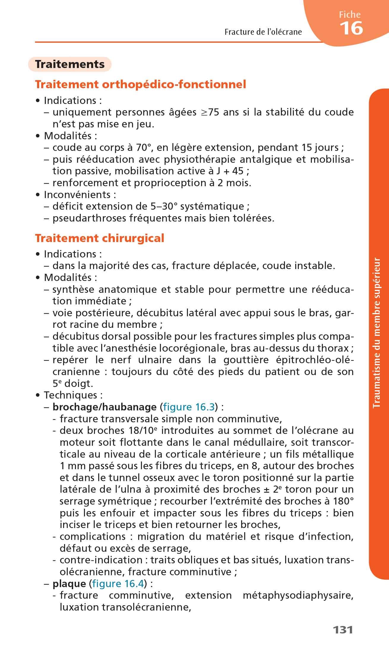 La Traumatologie en fiches
