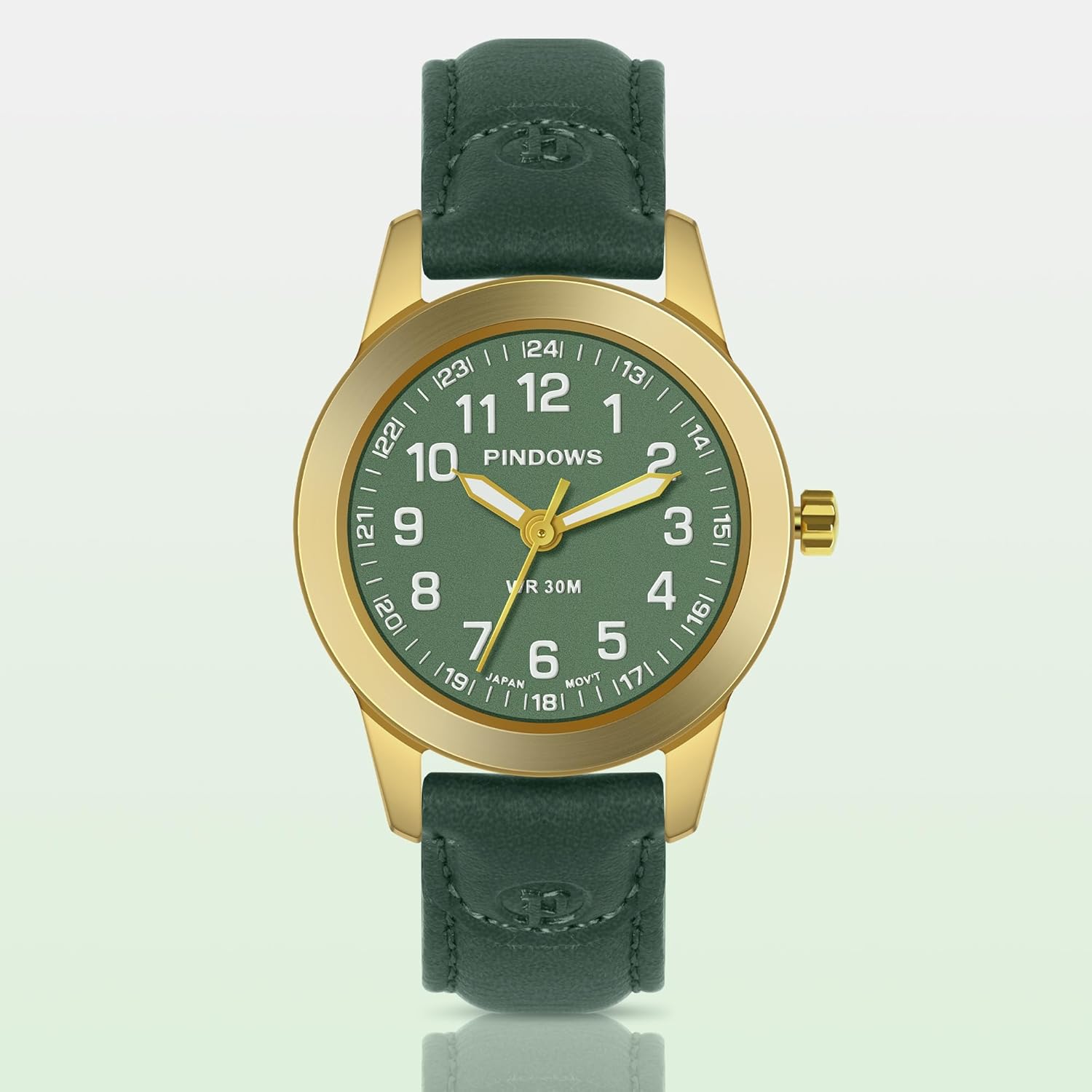 Womens Watch for Women Quartz Analog Watches Mini Ladies Dress Watch Easy Read Dial 3ATM Waterproof Stainless Steel Case Leather Strap,Classic Fashion Casual Elegant Women Wrist Watches - Image 2