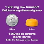 Webber Naturals Gummy Curcuma Curcumine, 120 Gummies, Soutien Antioxydant, Saveur Orange, Végétalien