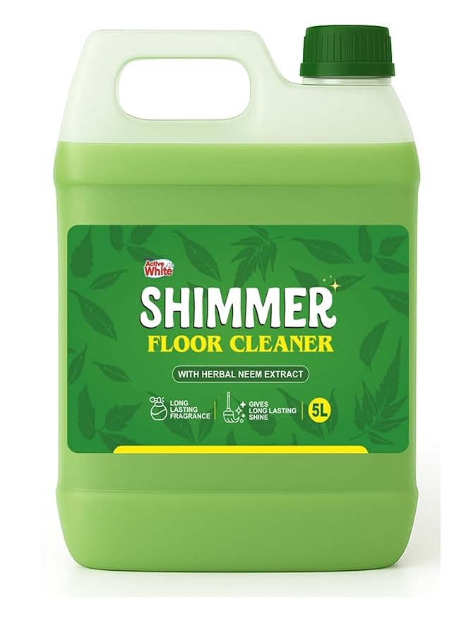 Shimmer Neem Floor & Surface Cleaner – 5L Mega Jar | Natural Disinfectant with Germ Protection | Long-Lasting Fragrance | Safe for Kids & Pets | All Surface Use | Home and Commercial Use