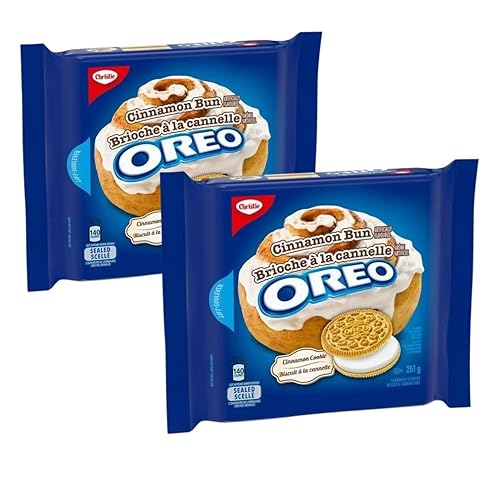 Christie, Oreo, galletas de bollo de canela, 261 g9.2 oz (paquete de 2) enviadas desde Canadá