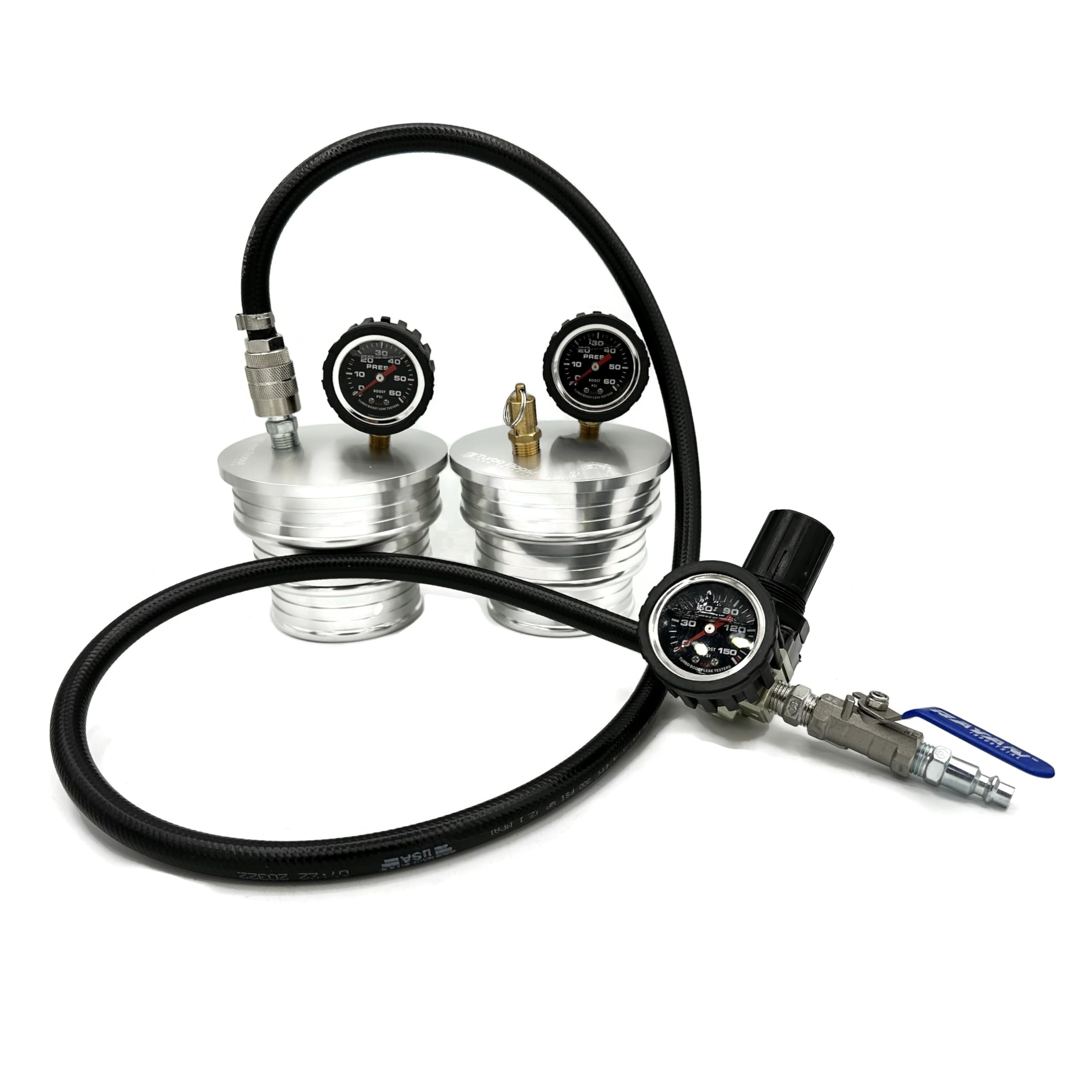 Charge Air Cooler Cac Boost Leak Tester 4, 3.5, 3 Steps - 6061 Solid