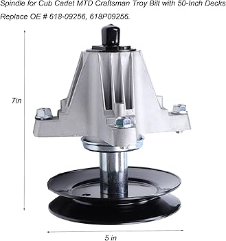 Amazon.com : 618-09256 618P09256 Deck Spindle Assembly for Cub Amazon.com : 618-09256 618P09256 Deck Spindle Assembly for Cub