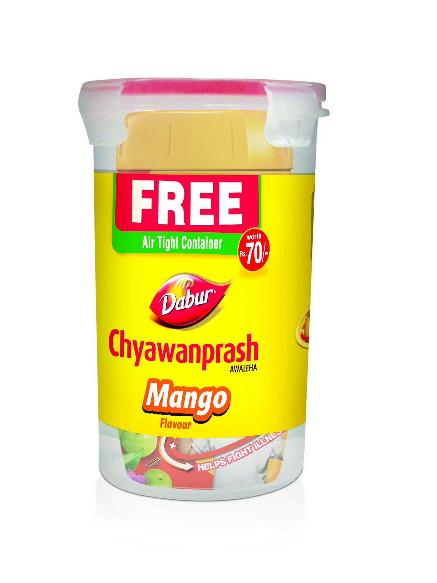 Dabur Chyawanprash Awaleha - Mango, 1kg Jar - With Free Air Tight Container