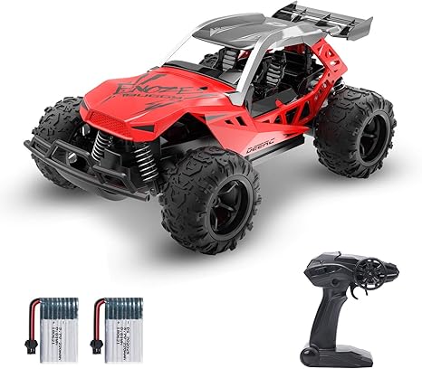 Amazon Deerc ラジコンカー こども向け オフロード 1 22リモコンカー 車 おもちゃ バッテリー2個付き 操作時間60分 2 4ghz 時速km H 防振 おもちゃ プレゼント 贈り物 日本国内認証済み 9604e ラジコン ドローン 通販