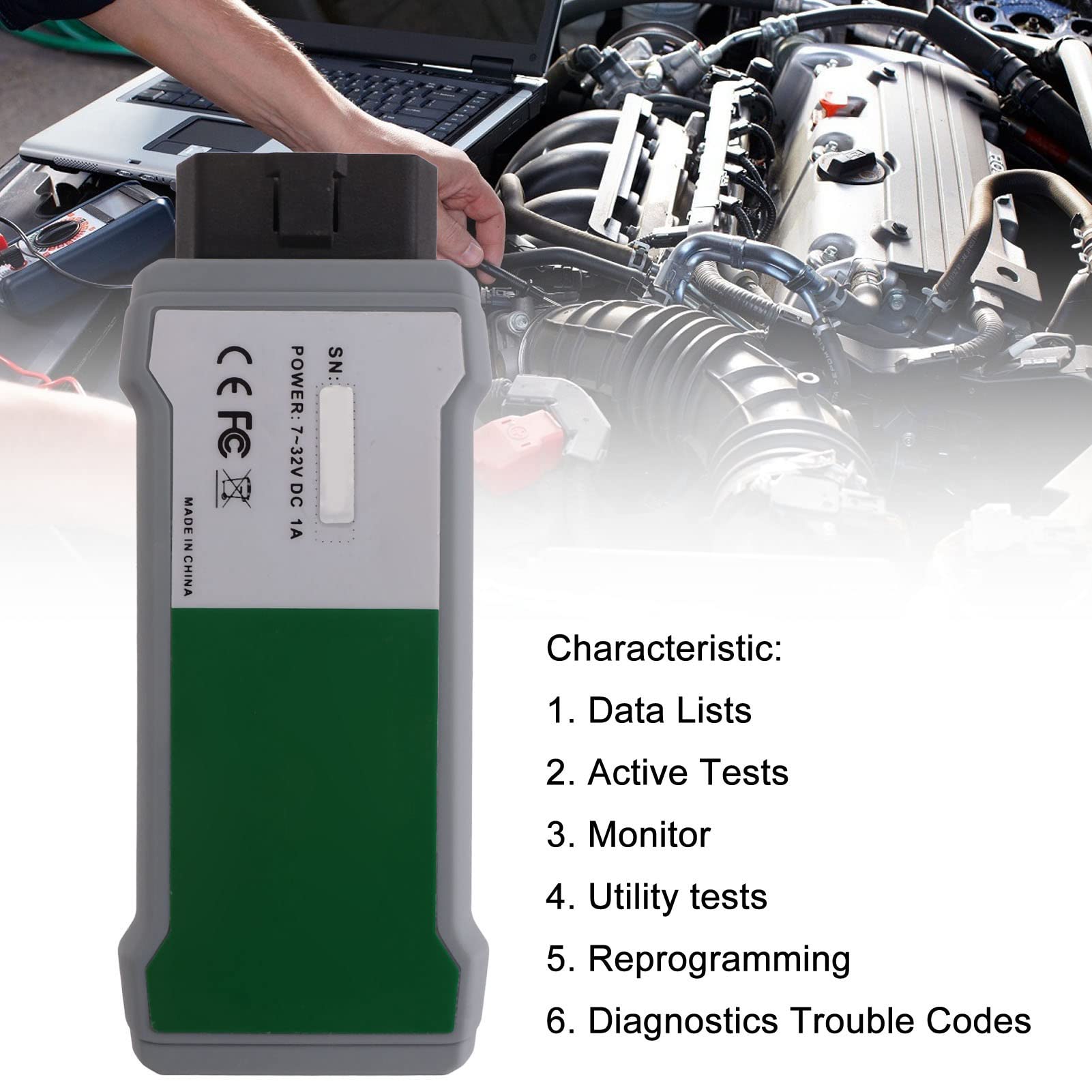 V162 skaner diagnostyczny OBD2 połączenie USB wymiana wielu języków dla