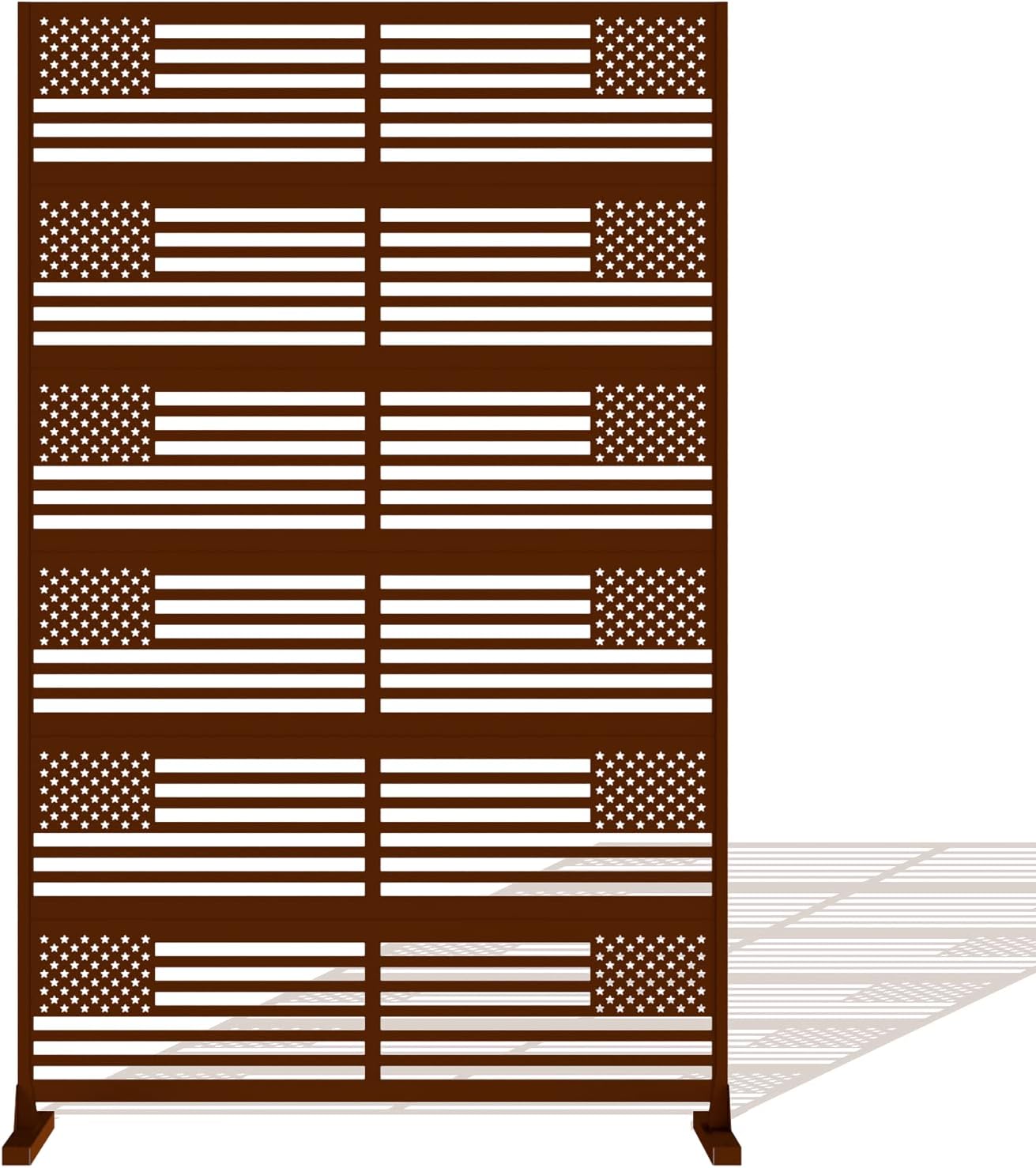 Patio Privacy Screen for Balcony, Metal Outdoor Privacy