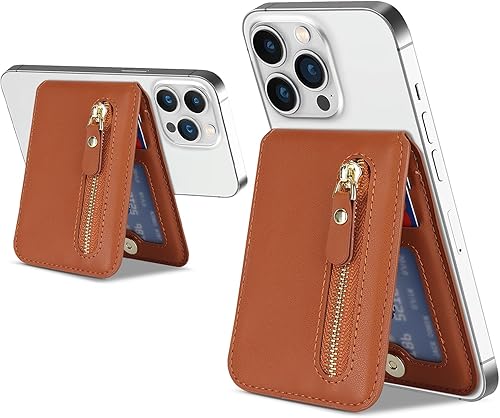 Miniatura 14 de Cavor Compatible con Magsafe Wallet, soporte ajustable, cartera magnética para iPhone 17/16 Pro Max/14 Pro/15/14 Plus/13/12, tarjetero Magsafe