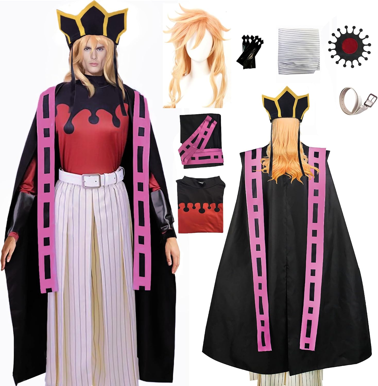 Douma Cosplay Costume Douma Outfit For Men Women Kimono Anime Halloween Cosplay Suit