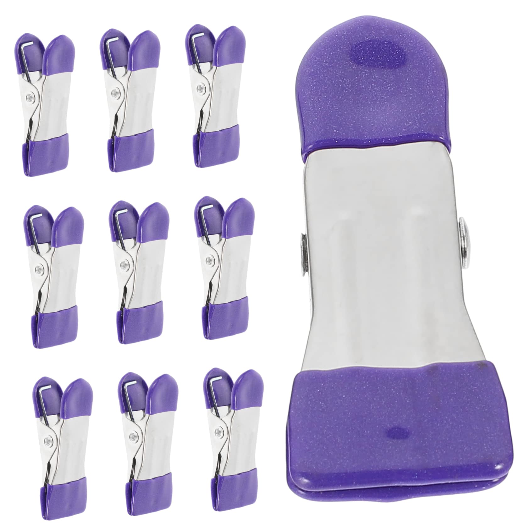 Cabilock 40pezzi Clip Per Abbigliamento Inossidabile Mollette Antivento Per Cibo e Tessuti Per Esterni e Interni Resistente e Leggero Per Snack e Sacchetti Alimentari