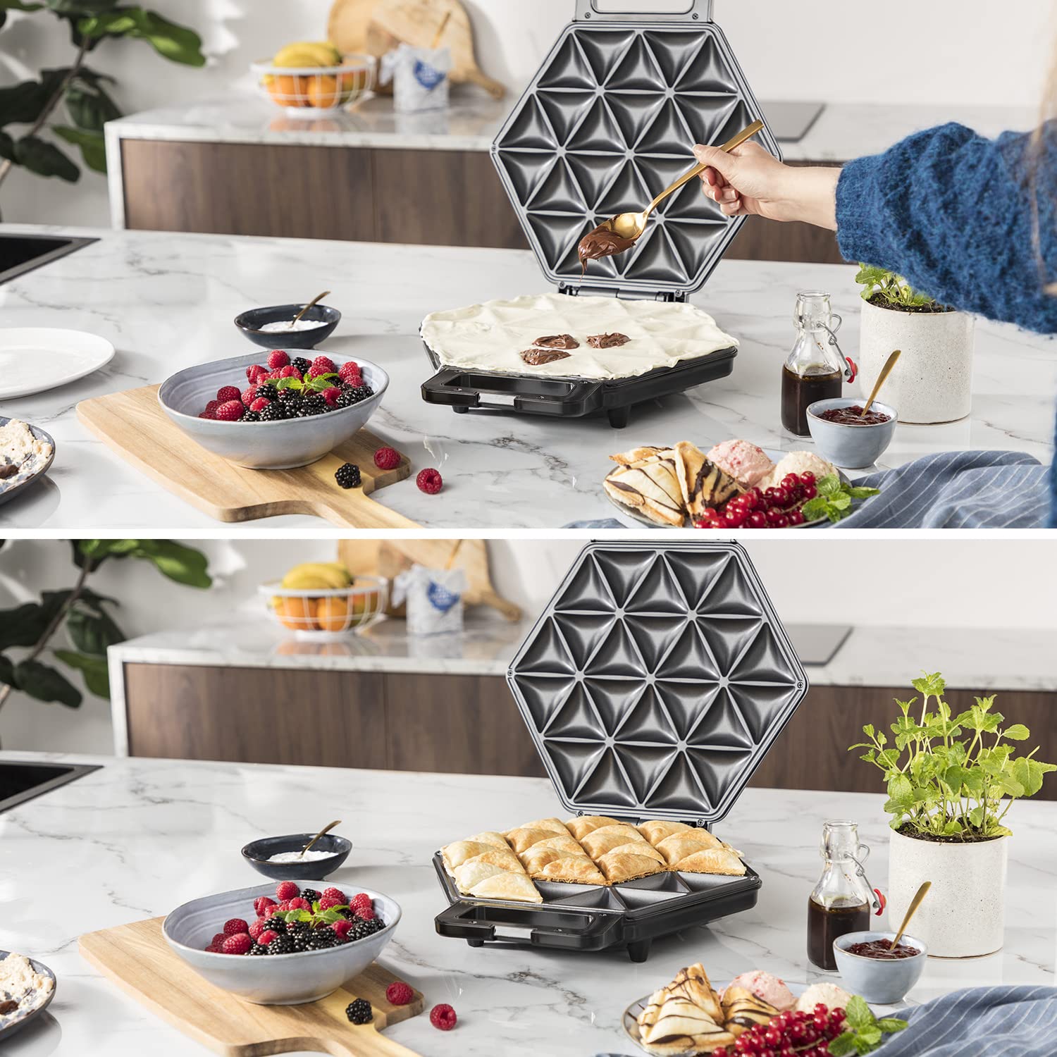 Princess Samosa & Snack Maker 1200 Watt Bakelit 24 Samosas 10-15 min