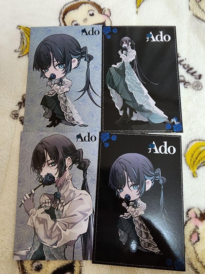 Amazon | Ado ラウンドワン限定 ポストカード 4種セット | ポスト